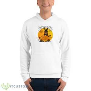 Pumpkin And Ghost Tree Scary Halloween T-Shirt Product Photo 3