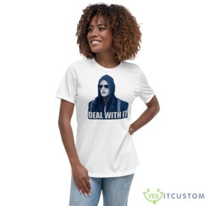Quinlan Deal With It The Strain Shirt - Women's Relaxed Short Sleeve Jersey Tee
