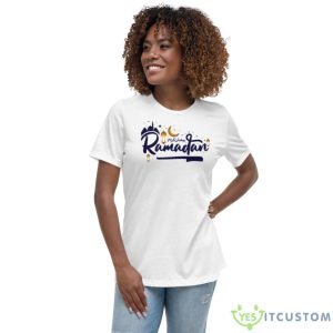 Ramadan Kareem Gold And Navy Shirt - Women's Relaxed Short Sleeve Jersey Tee