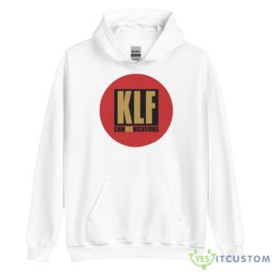 Red Klf Communications Logo Shirt - Unisex Heavy Blend Hooded Sweatshirt