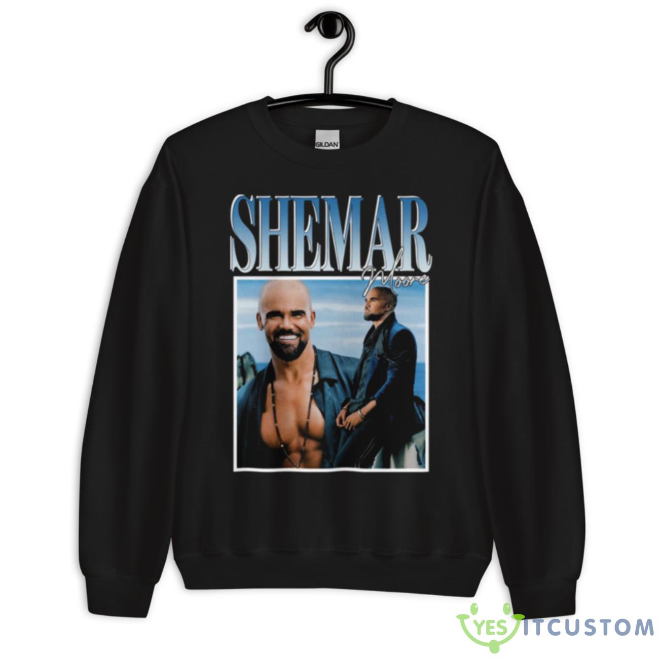 Retro Shemar Moore Lucky Shirt 13 Retro Shemar Moore Lucky Shirt - Unisex Crewneck Sweatshirt