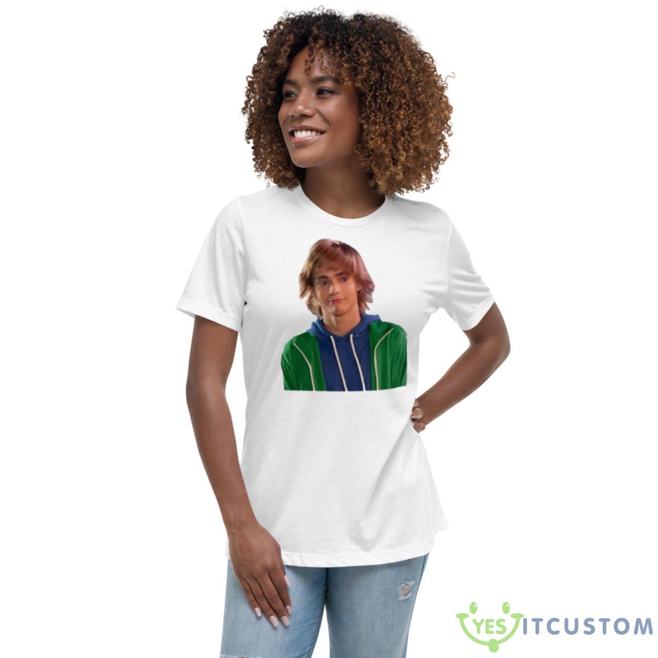 Ricky Bowen As Troy Bolton Shirt 4 Ricky Bowen As Troy Bolton Shirt - Women's Relaxed Short Sleeve Jersey Tee