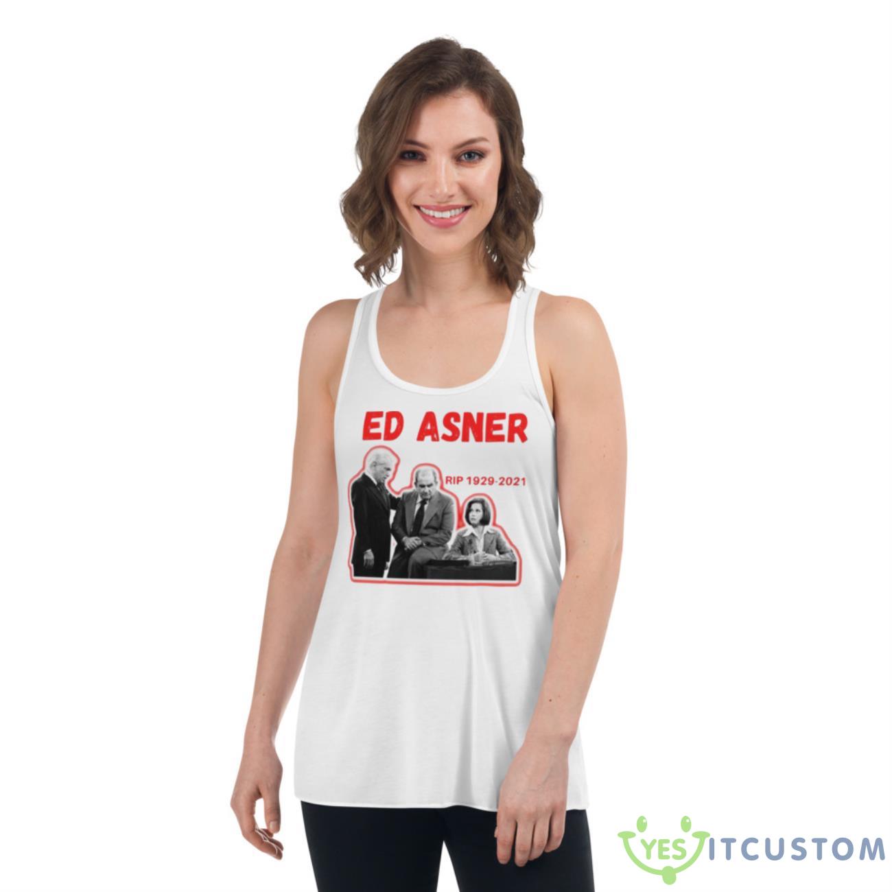 Rip Ed Asner 1929 2021 Shirt 4 Rip Ed Asner 1929 2021 Shirt - Women's Flowy Racerback Tank
