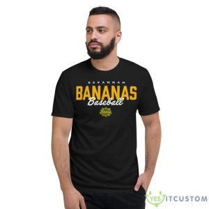 Savannah Bananas Text Banana Ball Shirt - Short Sleeve T-Shirt