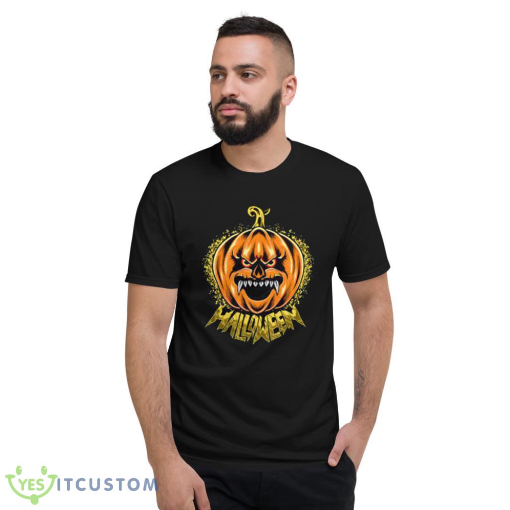 Scary Pumpkin Head Premium Costume Halloween T-Shirt 2 Scary Pumpkin Head Premium Costume Halloween T-Shirt Product Photo 2