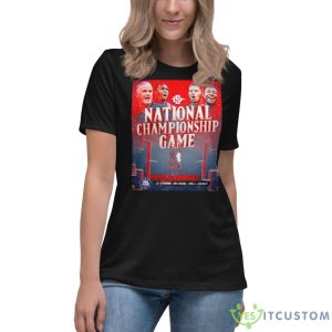 SDSU Athletics Vs Uconn National Championship Game Shirt - Women's Relaxed Short Sleeve Jersey Tee