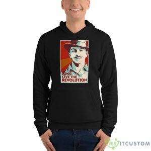 Shaheed Bhagat Singh Revolution Shirt - Unisex Fleece Pullover Hoodie