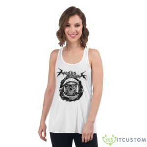 Sharpen The Guillotine Angelus Apatrida Shirt - Women's Flowy Racerback Tank