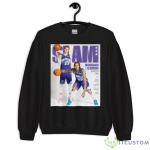 Slam 243 Lauri Markkanen + Jordan Clarkson Shirt - Unisex Crewneck Sweatshirt