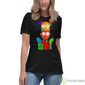 Sonny Devil Skittles Cool Urban Art Design Shirt - Women's Relaxed Short Sleeve Jersey Tee