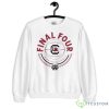 South Carolina Gamecocks Final Four Circle 2023 Women’s Basketball Shirt - Unisex Heavy Blend Crewneck Sweatshirt
