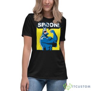 Spoon Parody Rosie The Riveter Shirt 7 Spoon Parody Rosie The Riveter Shirt - Women's Relaxed Short Sleeve Jersey Tee