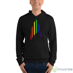 Star Trek Pride Rainbow Shirt - Unisex Fleece Pullover Hoodie
