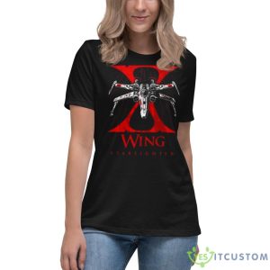 Starfighter Wing Starfighter Shirt - Women's Relaxed Short Sleeve Jersey Tee