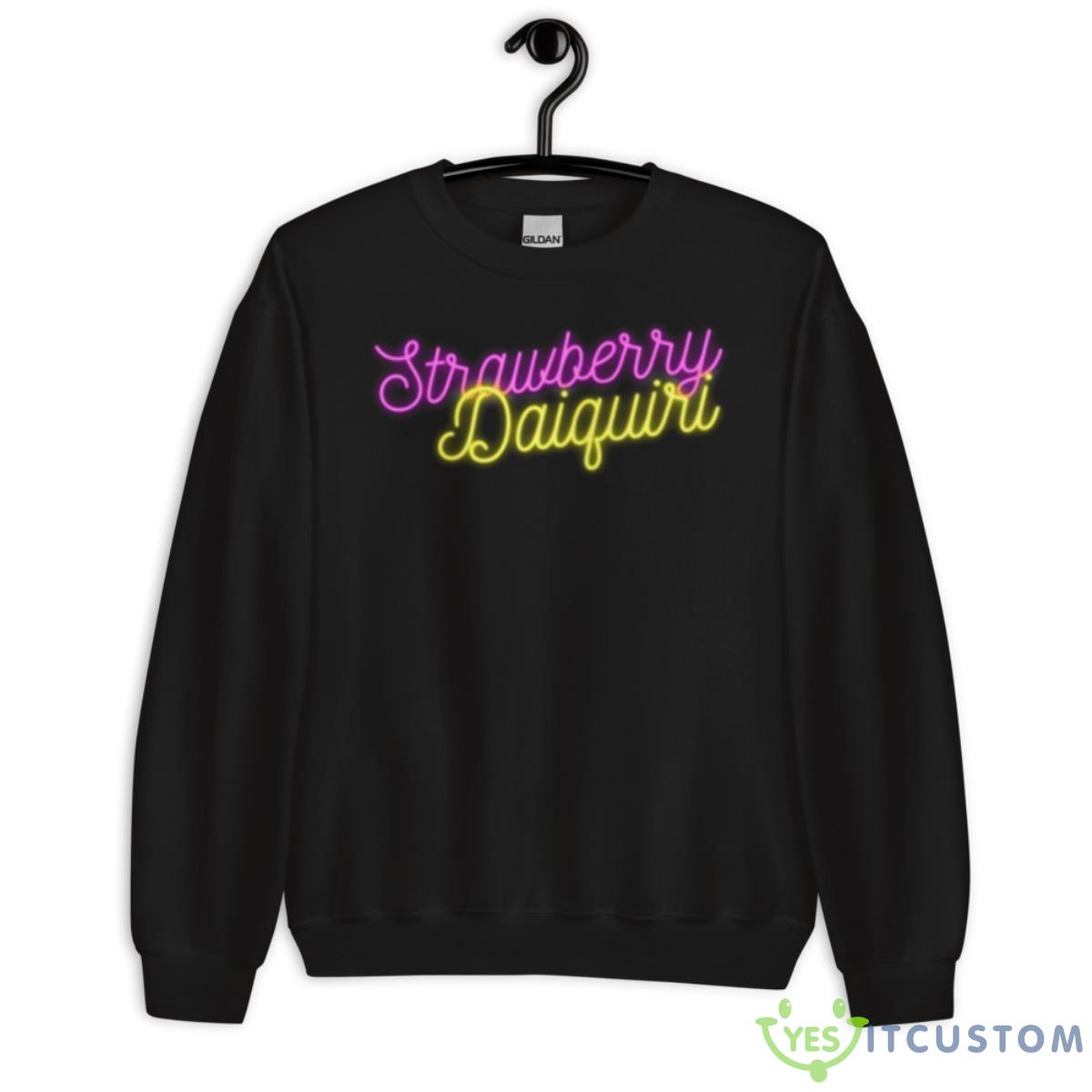 Strawberry Daiquiri Typography Design Cocktail Shirt 2 Strawberry Daiquiri Typography Design Cocktail Shirt - Unisex Crewneck Sweatshirt