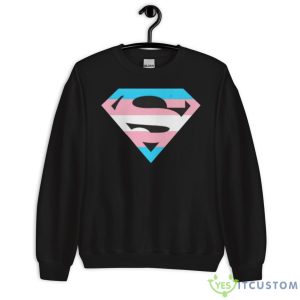 Superman Trans Rights Are Human Rights Shirt - Unisex Crewneck Sweatshirt