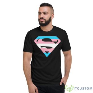 Superman Trans Rights Are Human Rights Shirt - Short Sleeve T-Shirt