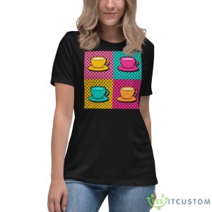 Tea Cup Pop Art The Mentalist Tv Show Shirt - Women's Relaxed Short Sleeve Jersey Tee
