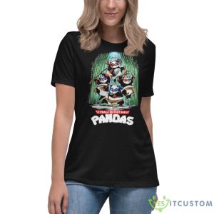 Teenage Mutant Ninja Pandas Shirt - Women's Relaxed Short Sleeve Jersey Tee