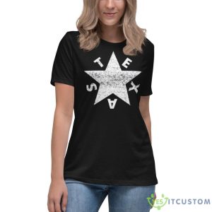 Texas Flag De Zavala Shirt 7 Texas Flag De Zavala Shirt - Women's Relaxed Short Sleeve Jersey Tee