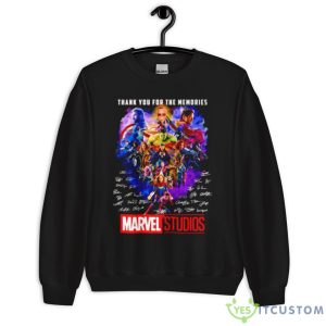 Thank You For The Memories Marvel Studios Signature Shirt - Unisex Crewneck Sweatshirt