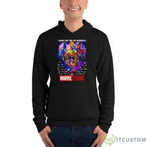 Thank You For The Memories Marvel Studios Signature Shirt - Unisex Fleece Pullover Hoodie