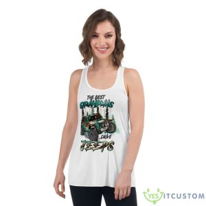 The Best Grandmas Drive Jeeps Shirt - Women's Flowy Racerback Tank