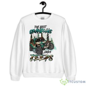 The Best Grandmas Drive Jeeps Shirt - Unisex Heavy Blend Crewneck Sweatshirt