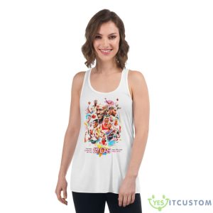 The Legends Of The 90s Are On The NBA App Team Member Shirt - Women's Flowy Racerback Tank