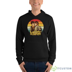The Maze Runner Sunset Design Newt And Thomas Shirt - Unisex Fleece Pullover Hoodie