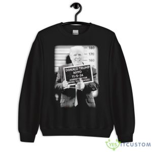 The Mugshoot Donald Trump NYPD Shirt - Unisex Crewneck Sweatshirt