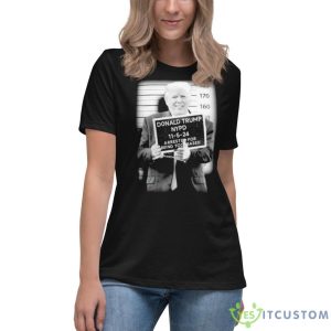 The Mugshoot Donald Trump NYPD Shirt - Women's Relaxed Short Sleeve Jersey Tee