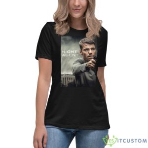 The Night Agent Peter Sutherland Shirt 7 The Night Agent Peter Sutherland Shirt - Women's Relaxed Short Sleeve Jersey Tee