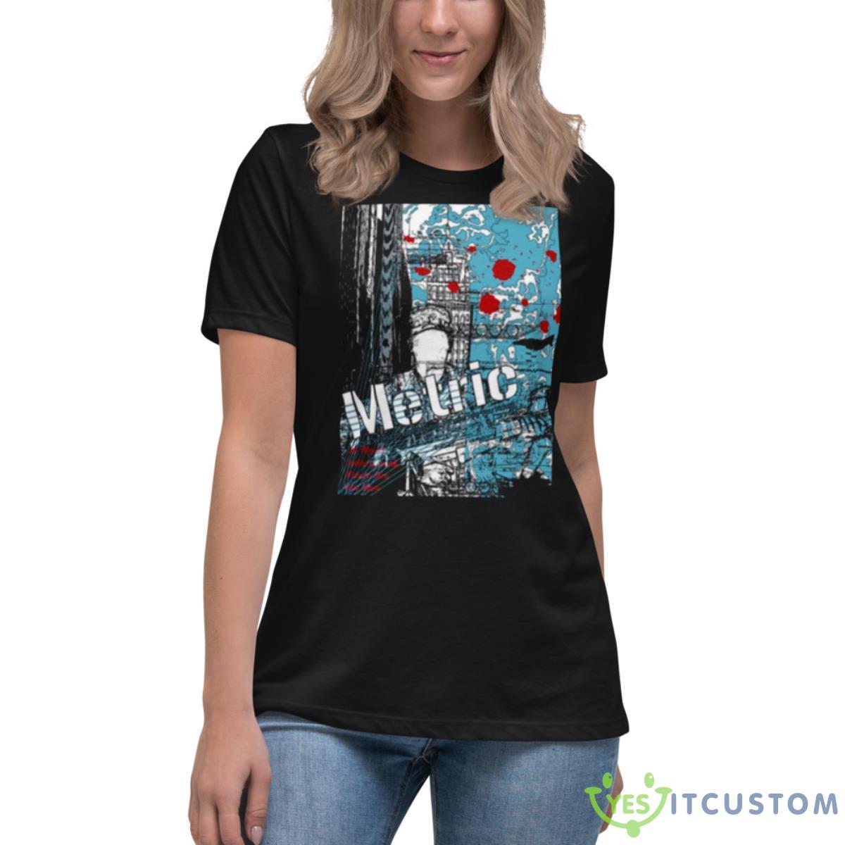 The Shade Metric Band Shirt 4 The Shade Metric Band Shirt - Women's Relaxed Short Sleeve Jersey Tee