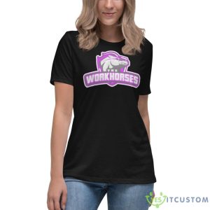 The Workhorses Of Wrestling Workhorses University Shirt - Women's Relaxed Short Sleeve Jersey Tee