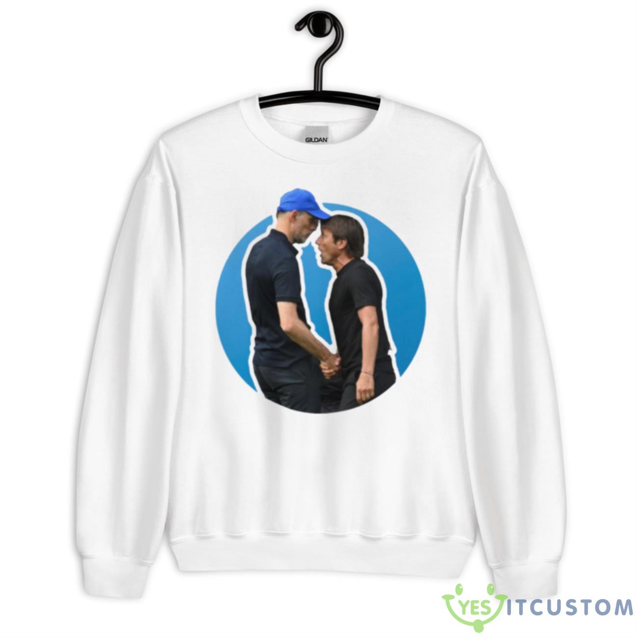 Thomas Tuchel And Antonio Conte Fight Chelsea Fc Shirt 8 Thomas Tuchel And Antonio Conte Fight Chelsea Fc Shirt - Unisex Heavy Blend Crewneck Sweatshirt