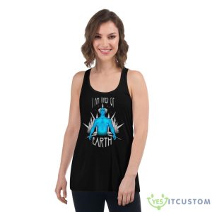 Tired Of Earth Watchmen Tv Show Shirt - Women's Flowy Racerback Tank