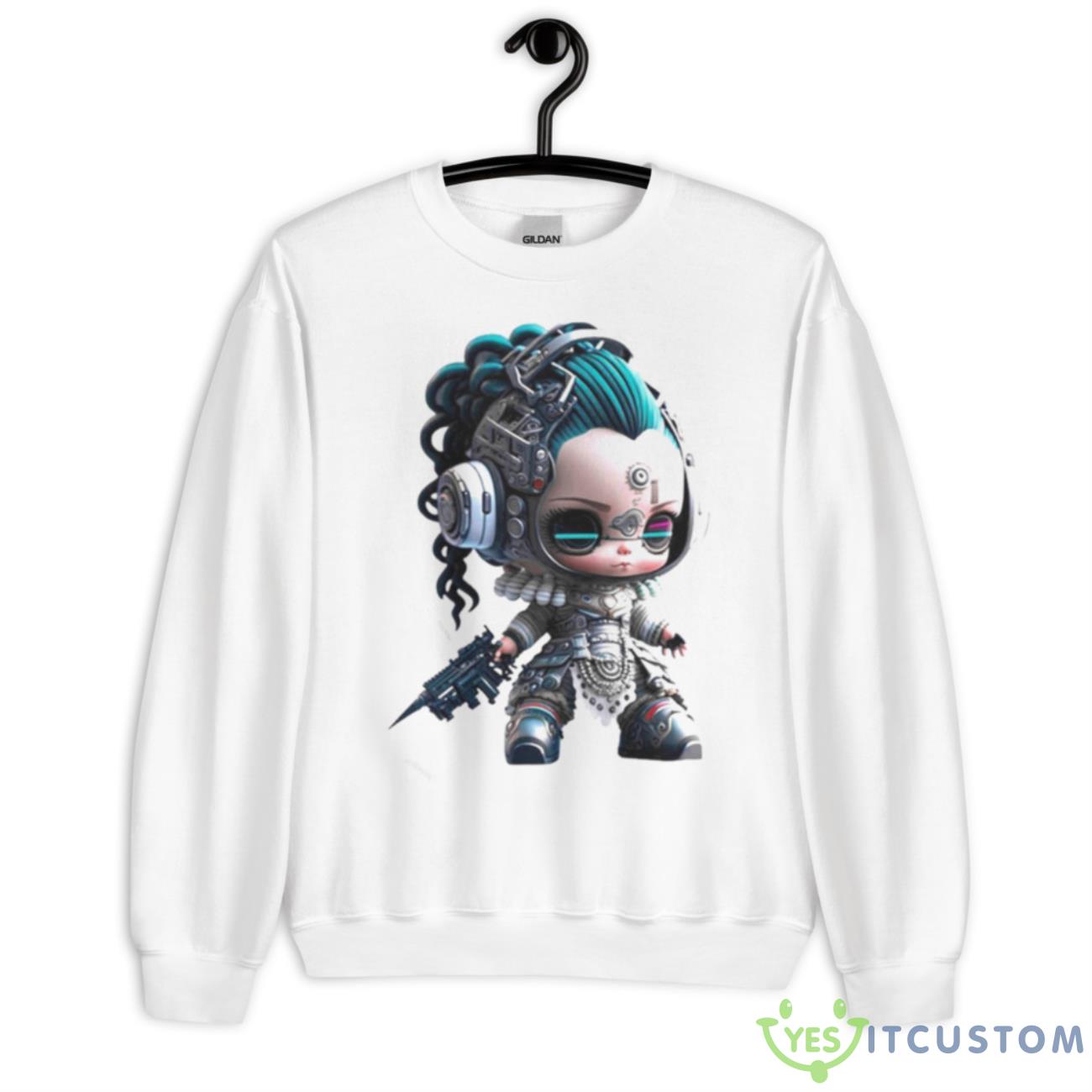 Toy Art Cyberpunk Girl N01 Shirt 8 Toy Art Cyberpunk Girl N01 Shirt - Unisex Heavy Blend Crewneck Sweatshirt
