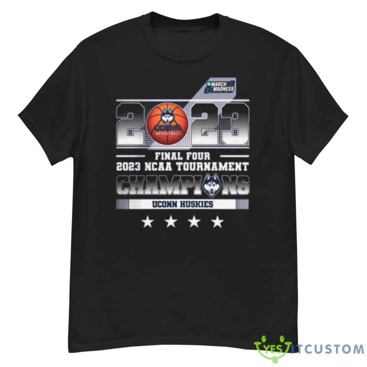 UConn Huskies 2023 Final Four NCAA Tournament Champions Shirt 12 UConn Huskies 2023 Final Four NCAA Tournament Champions Shirt - G500 Men’s Classic T-Shirt