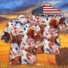 American Cow Independence Day Hawaiian Shirt Product Photo 1
