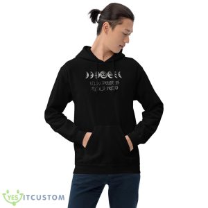Awesome Hello Darkness My Old Friend Shirt Pumpkin Moon Phase Halloween - 18500 Unisex Heavy Blend Hooded Sweatshirt