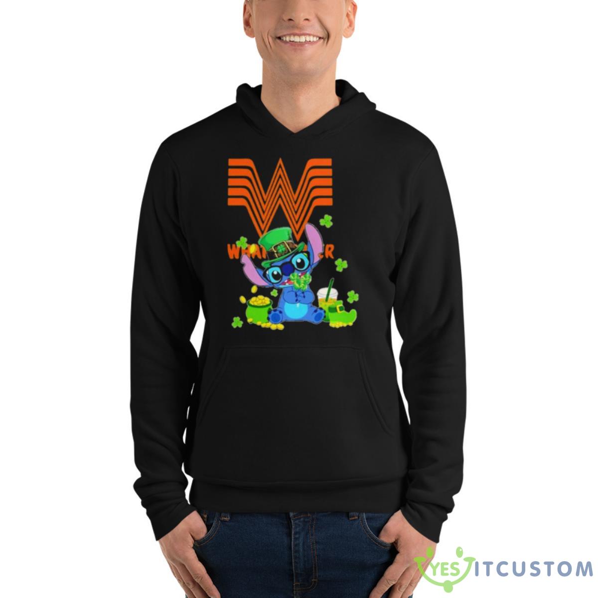 Baby Stitch And Whataburger St Patrick’s Day Shirt 13 Baby Stitch And Whataburger St Patrick’s Day Shirt - Unisex Fleece Pullover Hoodie