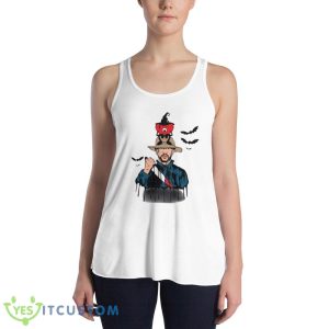 Bad Bunny Michael Myers Bad Bunny Halloween T Shirt Gift For Halloween - 8800 Women's Flowy Racerback Tank