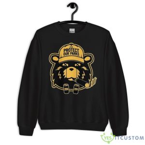 Bear Protect Our Parks Shirt - Unisex Crewneck Sweatshirt