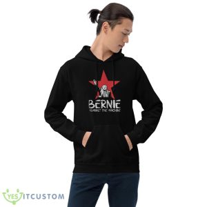 Best Bernie Sanders Against The Machine Red Star 2023 Shirt - 18500 Unisex Heavy Blend Hooded Sweatshirt