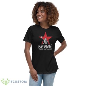 Best Bernie Sanders Against The Machine Red Star 2023 Shirt - 6400 Women's Relaxed Short Sleeve Jersey Tee