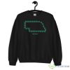 Bike Nebraska maps shirt - 18000 Unisex Heavy Blend Crewneck Sweatshirt