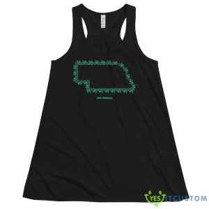 Bike Nebraska maps shirt 9 Bike Nebraska maps shirt - 8800 Women's Flowy Racerback Tank