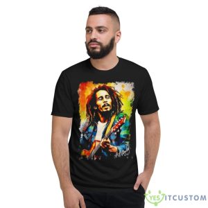 Bob Marley Love And Rock Signature Shirt - Short Sleeve T-Shirt