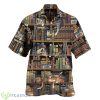 Book And Cat Vintage Gift Hawaiian Shirt Product Photo 1